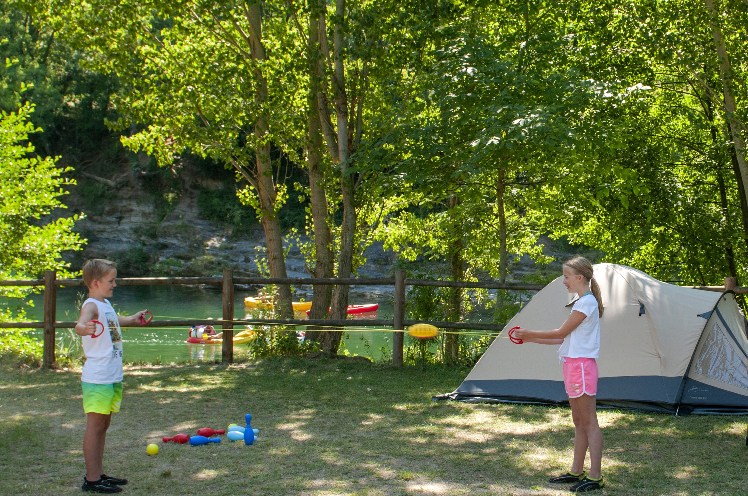 Camping Canoë Gorges du Tarn et ses emplacements tente